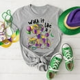 thumbnail image 4 of Mardi Gras Shirt, Walk it Like a Dog Shirt, Funny Mardi Gras Shirt, Retro Mardi Gras Shirt, 4 of 6