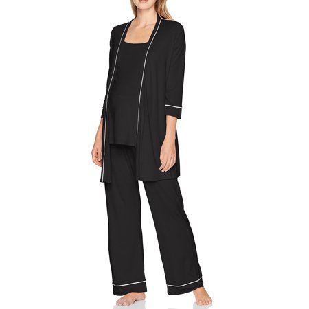 Womens Sleepwear Small Maternity 3 Pc Pajama Set S