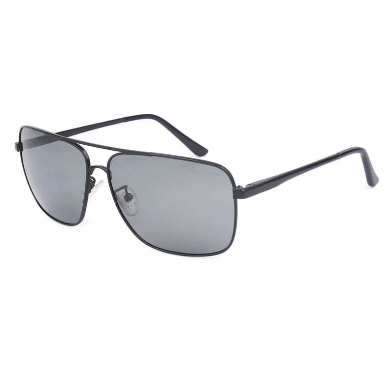 JUST GO Men Metal Frame Square Aviator Polarized Sunglasses  display picture 1