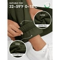 thumbnail image 6 of dazeni High Waisted Joggers for Petite Women Comfy Elastic Waisted Sweatpants Solid Solid Athletic Workout Joggers Lounge Pants with Pockets Army Green XXL, 6 of 8