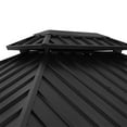 thumbnail image 2 of Gazebo Lake Country Outdoors brun 10' x 12' avec enceinte grillagée, 2 of 7