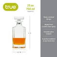 thumbnail image 5 of True Clarity Liquor Decanter for Whiskey, Bourbon, Scotch, 25 oz Set of 1, 5 of 11