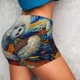 thumbnail image 4 of Fotbe Dog Guitar Starry Night Shorts Sin Costuras – Shorts Deportivos de Cintura Alta para Mujer, Elásticos para Gimnasio, Yoga, Running o Ciclismo-X-Large, 4 of 8