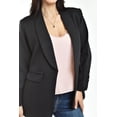thumbnail image 4 of Blazer manga 3/4 Roman Fashion /Juvenil, 12255 (Negro) negro M, 4 of 5
