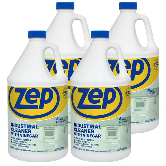 Zep All-Purpose Cleaner With Vinegar - 1 Gallon (Case of 4) R48410 - Gentle for Everyday Use