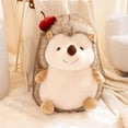 thumbnail image 6 of Fluffy Hedgehog Plush Toy -6.3 '' Hug Apple Decor Hedgehog Stuffed Animal Doll Nursery Animal Theme Party Decor Gift, 6 of 6