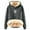 Grey, variant on Women's Hooded Cardigan for Winter Velvet Padded Cozy Sherbet Jacket Sweatshirt Red M