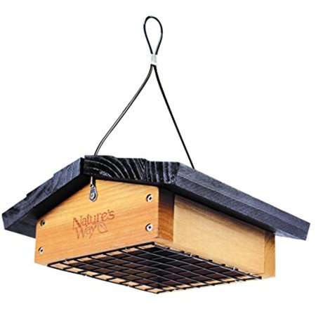 Nature's Way Bird Products CWF2 Cedar Suet Upside-Down Bird Feeder