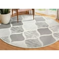 thumbnail image 5 of Leick Home Laurus Gray and Ivory 3' x 5' Rectangle Quatrefoil Indoor/Outdoor Area Rug, 5 of 7