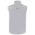 thumbnail image 3 of Men's Cutter & Buck  Gray Dartmouth Big Green Big & Tall Charter Eco Full-Zip Vest, 3 of 3