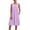 Purple, variant on Vivianyo HD Women's Casual Sleeveless Empire Waist Midi Dress, Round Neck with Side Pockets, Women's Black, Sizes S-5XL
