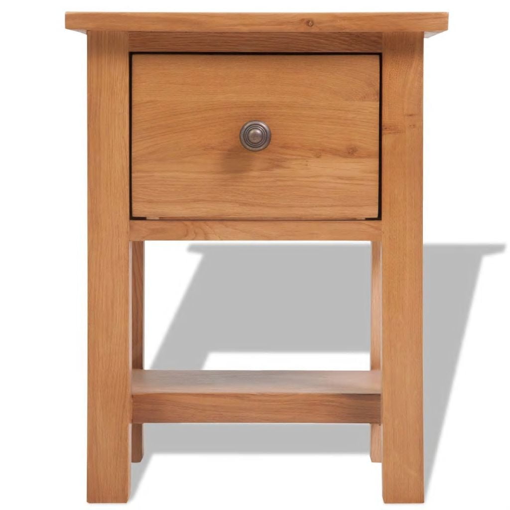 Kepooman Modern Rustic Bedroom Wooden Rectangle Nightstand with Drawer, 14.2" x 11.8" x 18.5", Brown Kepooman Modern Rustic Bedroom Wooden Rectangle Nightstand with Drawer, 14.2" x 11.8" x 18.5", Brown