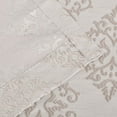 thumbnail image 4 of Superior Venetian Damask Jacquard Grommet Curtain Panel, Set of 2, 52" x 63", Ivory, 4 of 5