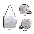 thumbnail image 3 of ZIATUBLE Floral Hummingbird Paper Dispenser Roll Round Paper Towel Storage Bag Universal Carrying and Storage Case Lightweight Camping Toilet Paper Holder Protection Decor Accessories, 3 of 7