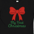 thumbnail image 4 of Inktastic My First Christmas Red Bow Boys or Girls Baby T-Shirt, 4 of 5