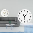 thumbnail image 2 of Reloj De Pared Moderno De Bailarina, Silencioso, Sin Tictac, Con Números Grandes, Decorativo Para El Hogar, La Oficina, El Estudio, La Cocina, 2 of 8
