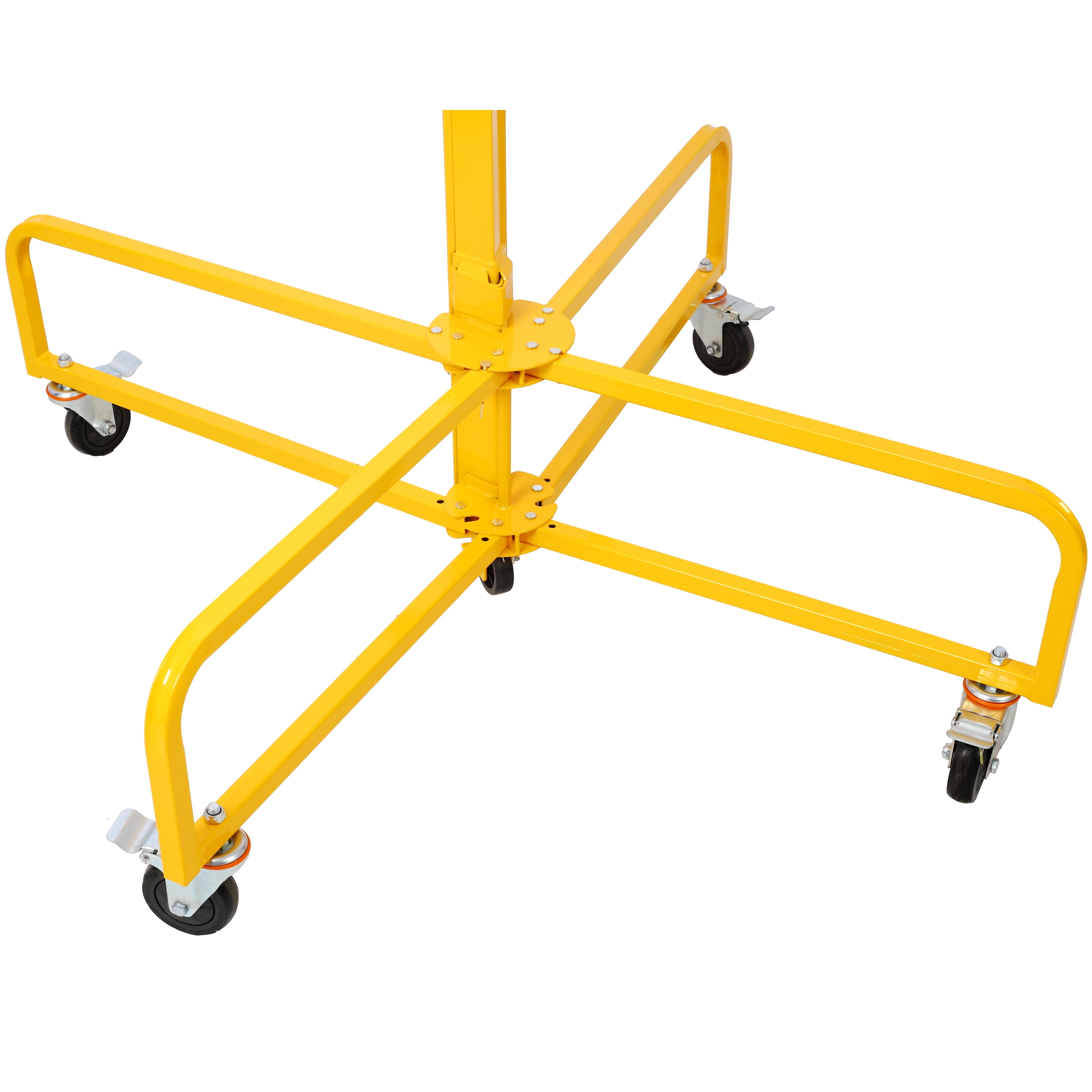 Drywall Lift Panel 13' Lift Drywall Panel Hoist Jack Lifter Jack Rolling Caster Wheel Sheetrock Drywall Lift Construction Tools,150-lb. Capacity, 4ft. x 16ft. Max. Sheet Size