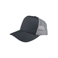 thumbnail image 1 of Top Headwear Poly Cotton Twill Trucker Cap - Charcoal Grey, 1 of 1