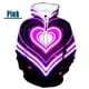 thumbnail image 3 of Sudadera con capucha con estampado 3D de arcoíris para hombre, estilo casual, colorido, con estampado de amor, estilo hip hop, 3 of 5