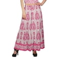 thumbnail image 3 of Moomaya Loose Palazzo And Crop Top Set Santoon Printed Ethnic Dress For Women, 3 of 6
