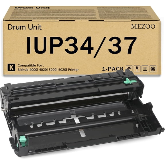 High Yield IUP-34 IUP34 IUP-37 IUP37 Imaging Drum Unit ACEY01D Compatible for Bizhub 4000i 4020i 5000i 5020i Printers Drum(1-Pack)