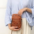thumbnail image 7 of CoCopeaunts Crossbody Bag for Women Small Cellphone Purse Leather Shoulder Pocketbook Retro Handbag, 7 of 7