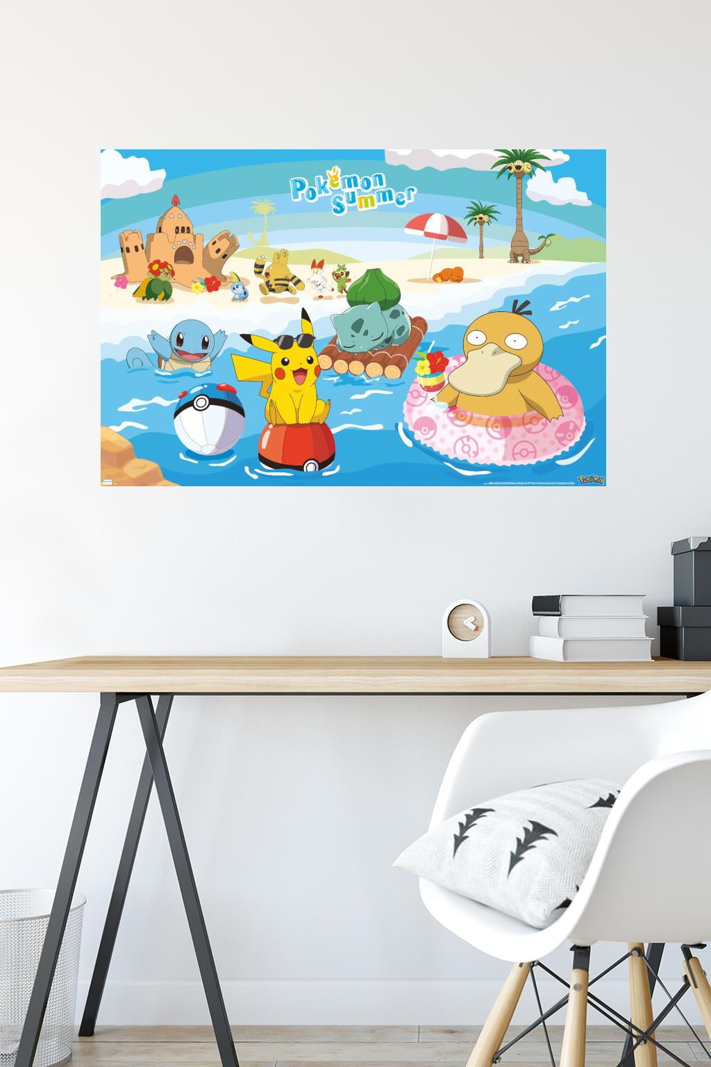 Pokémon - Alola Region Wall Poster, 14.725 x 22.375, Framed