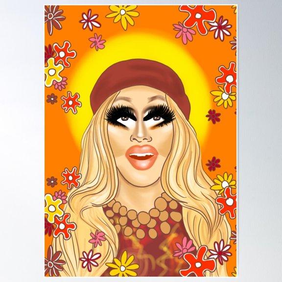 Trixie Mattel - One Stone Album Print Poster Wall Art, Modern Wall Decor For Living Room Bedroom, 12x18 UNFRAMED