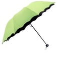 thumbnail image 2 of Home Essentials 6 Color Fun Creative Water Umbrella Women's Fashion Folding Flouncing Umbrella Double Layer Windproof Uv Umbrella Green, 2 of 5