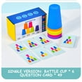 thumbnail image 5 of Kids Stacking Cups Puzzle, Color Matching Game, Early Learning Educational Toy, Hand-Eye Coordination, Parent-Child Interaction, Montessori Training, Fun Brain Teaser, Gift For Toddlers, 5 of 9