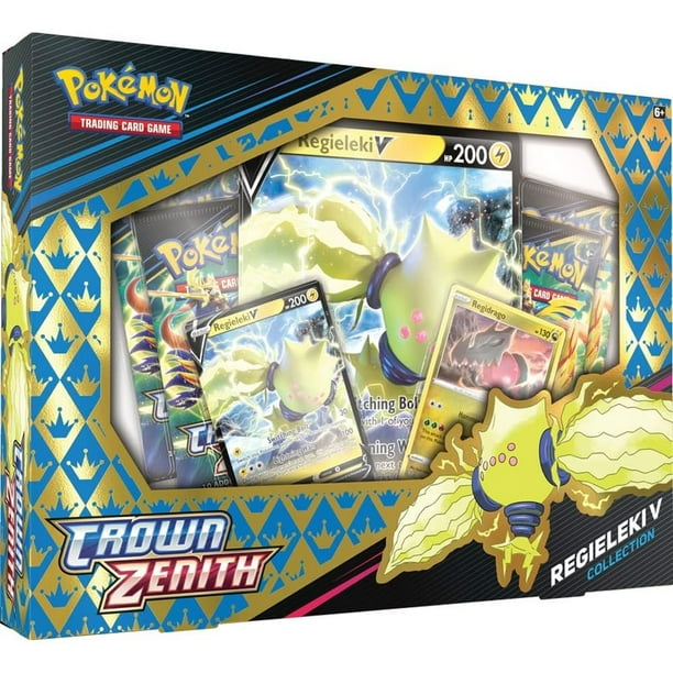 Juego de cartas coleccionables Pokémon SAS 12.5 Crown Zenith Regieleki V Box