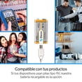 thumbnail image 4 of Batería recargable USB Li-Ion Tipo 9V 400 mAh Steren BAT-LI-9V USB, 4 of 6