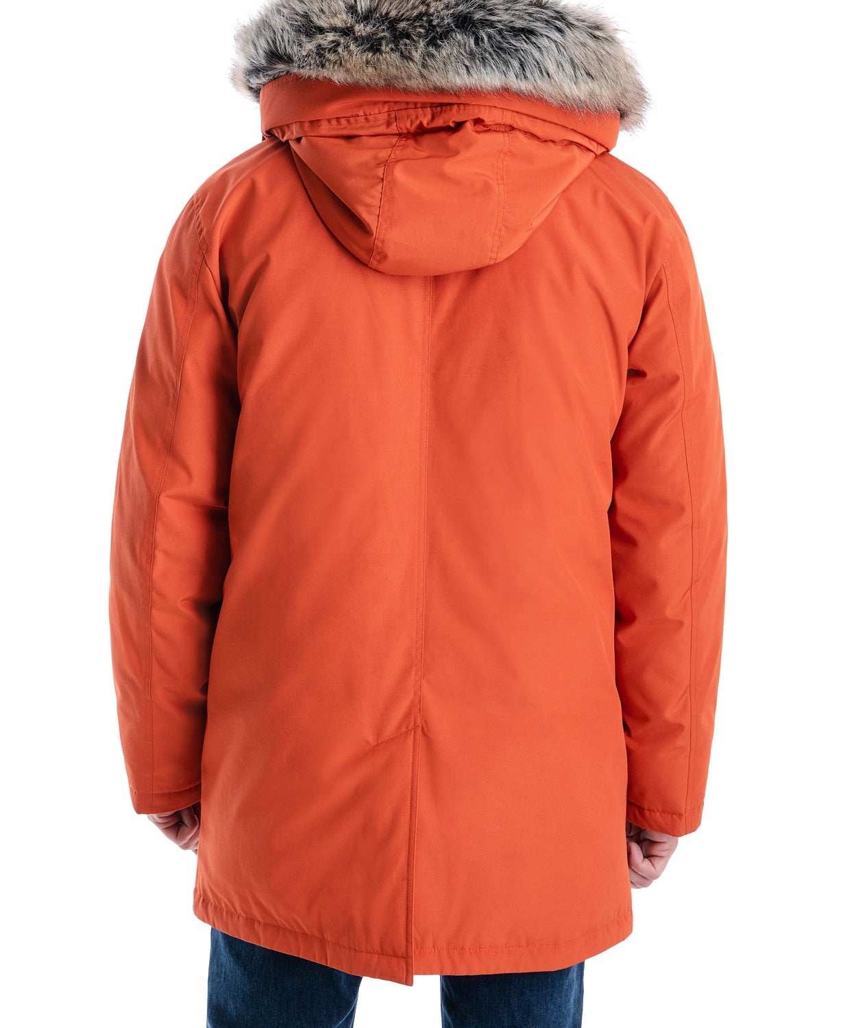 michael kors parka mens orange
