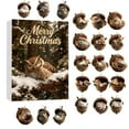 thumbnail image 1 of Pinecone Animals Advent Calendar 2025 Acrylic Holiday Countdown Decor with 24 Numbered Doors, 1 of 3