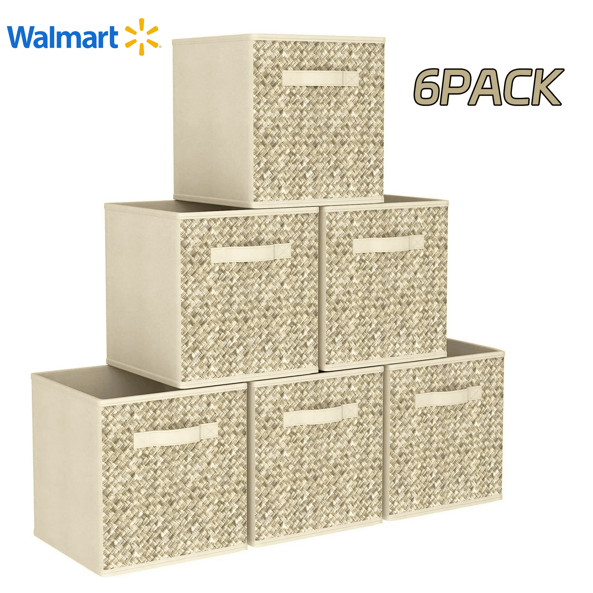 Walmart cube cheap storage bins