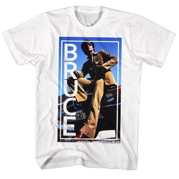 Bruce Lee White Adult T-Shirt 5Xl