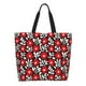 thumbnail image 1 of Disketp Red Floral Bolsa Tote Estampada para Mujer, Bolso de Hombro y de Mano para Compras y Viajes, 1 of 8