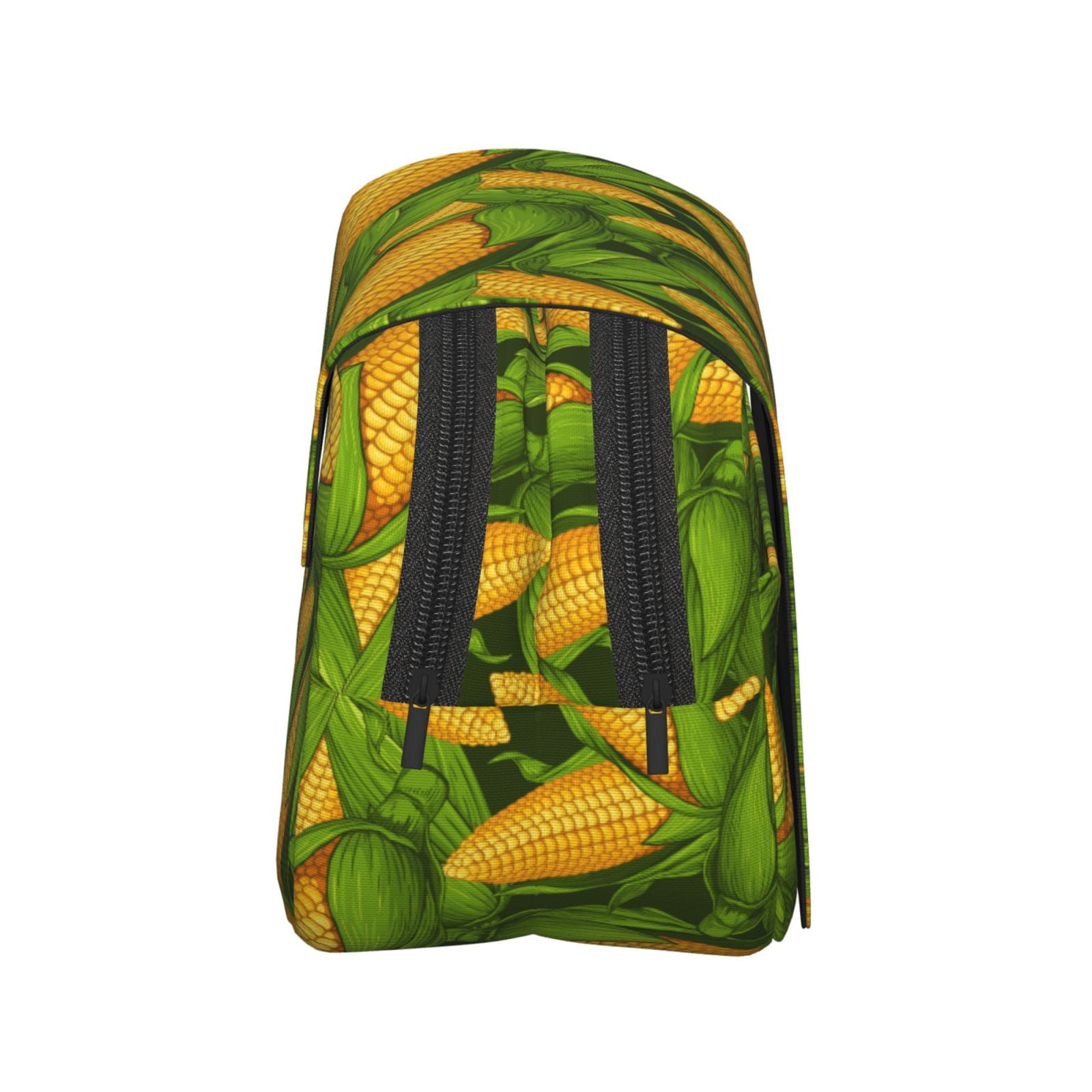 Rateoe Fresh Corn 1 Pattern Double Clamshell Pen Case, Storage Organizer with Two Zipper Compartments– Holds Up to 50 Pencils & Pens