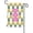 Green,Yellow, variant on Sloth Garden Flag Vertical Double Sided Brown Animal Sleeping on Tree Branch Don't Worry Be Happy House Flags Home Burlap Banners for Outdoor Decor Lawn