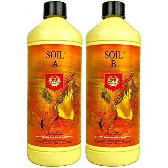 House & Garden - Soil A&B Base Nutrient 1L Set