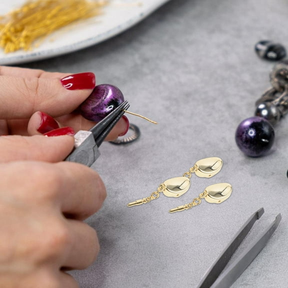 WHAMVOX 5 Pcs Clasps for Jewelry Making Bracelet Connectors Vintage Golden