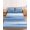 Navy Blue/Grey, variant on King Size Fitted Sheet Set - Navy Blue Grey 3 Piece Bedding Sets 16" Deep Pocket Fitted Sheet with 2 Pillowcases, Abstract Art Oil Painting Blue Ombre Brushed Microfiber Hotel Luxury Bed Sheets