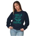 thumbnail image 3 of Fishing Beer Drinkers Funny Joke Cool Unisex Plus Fleece Graphic Sweatshirt Brisco Brands 5X, 3 of 5
