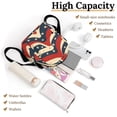 thumbnail image 3 of 8.1×10in Casual Women'S Backpack With Anti-Contraction And Stretch For Sports Activities Travel Picnics Independence Day Theme Star (6), 3 of 8
