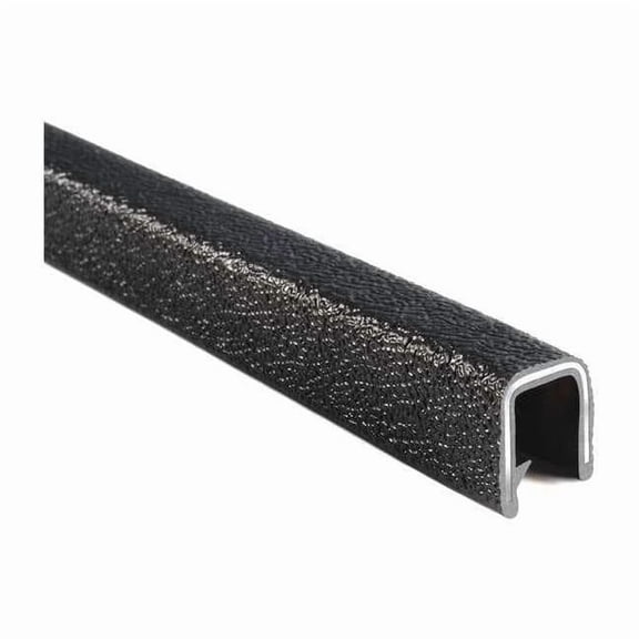 Trim-Lok Trim Seal, 25 ft L,Black, PVC, 9/16 in W 1375B3X3/8-25