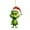 F, variant on Grinch Decoration Cartoon Acrylic Green Pendant Holiday Tree Pendant Car Accessory Pendant Indoor and Outdoor Decoration