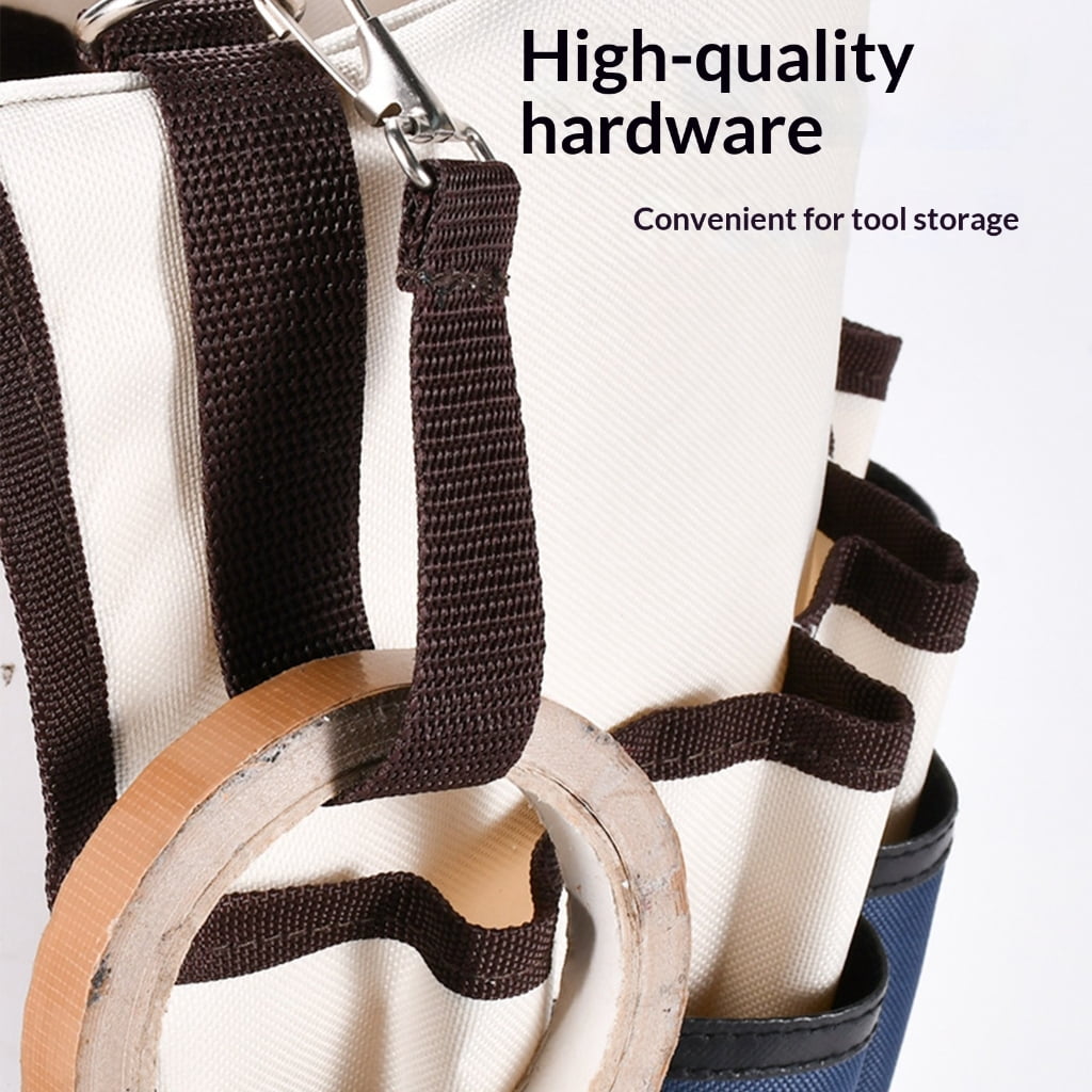 CEORPER Foldable Tool Storage Bucket for Garden Tool Saves Space Gardening Organizer Bag Oxfords Cloth Fabric