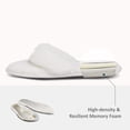 thumbnail image 2 of DREAM PAIRS Women Soft Faux Fur Thong SLippers Women's Slip on House Slippers Fuzzy Warm Houseslippers Shoes SPA-03 CREAM Size 8, 2 of 3