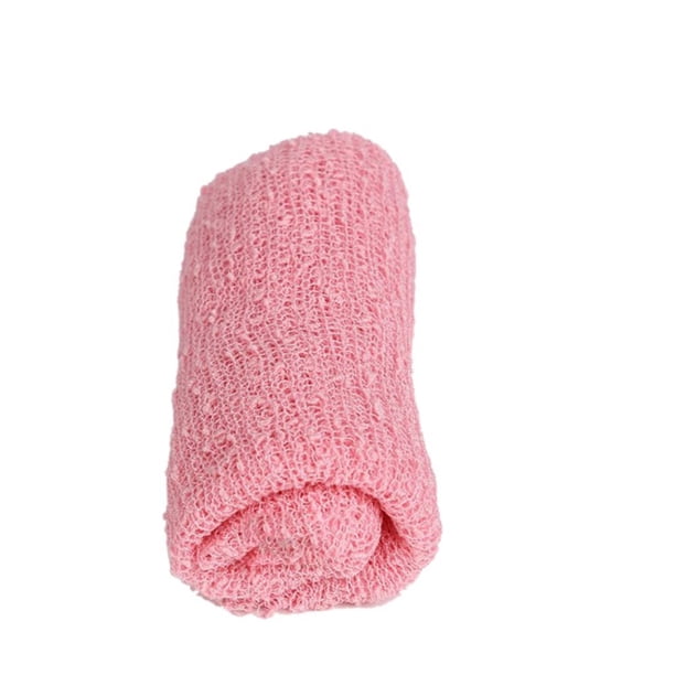 EeaseMX Fotografía de bebé recién nacido apoyo de la foto del bebé del abrigo del estiramiento largo de la ondulación del abrigo (rosa)