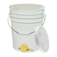 thumbnail image 3 of TISHITA Honey Bucket with Gate Pail Multifunction Dispenser Farm Extractor Equipment White, 3 of 8
